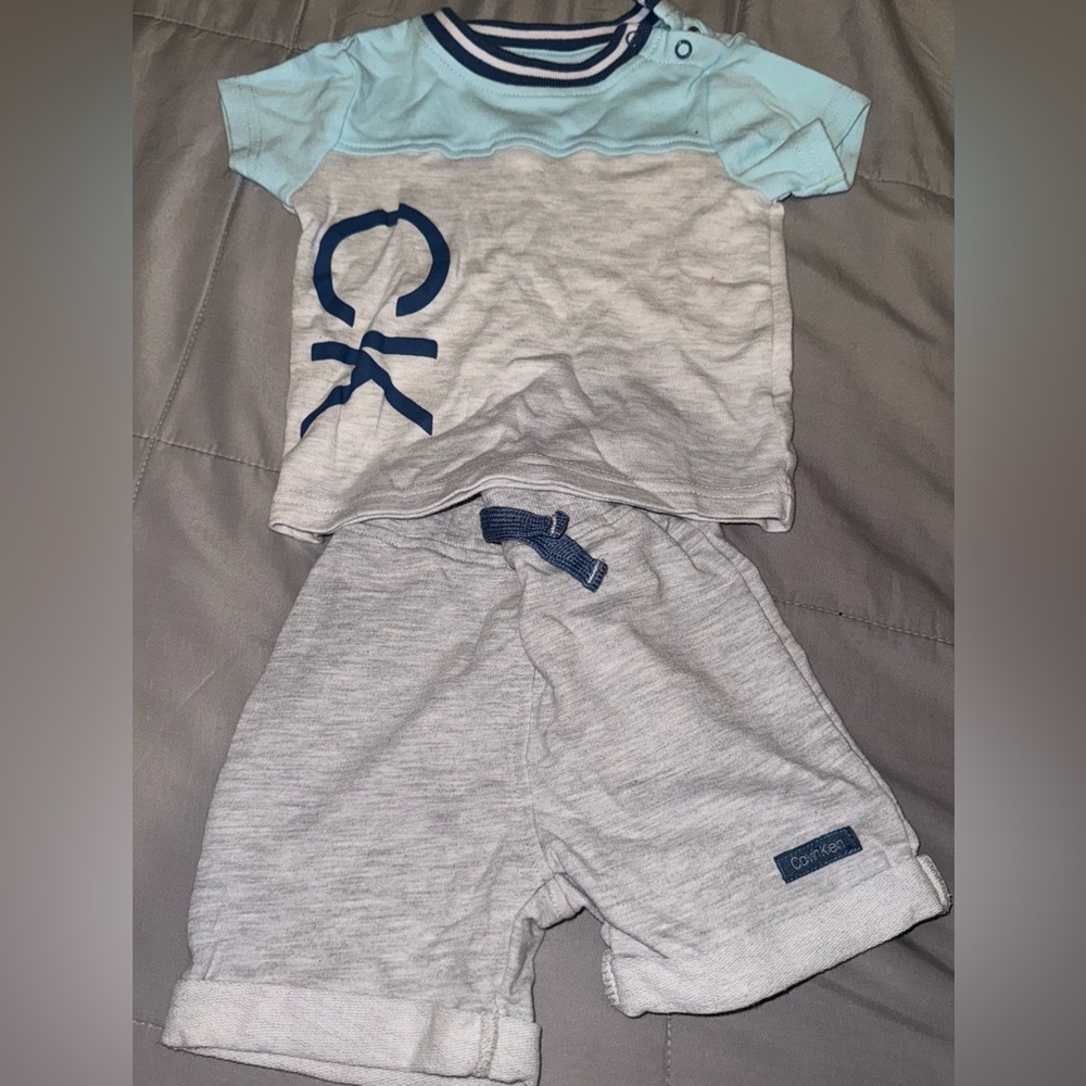 Calvin Klein Infant Boy 2 piece Outfit